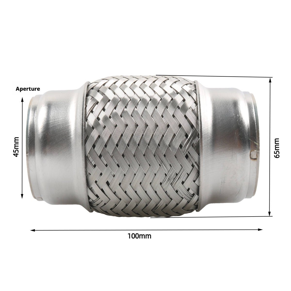 Cross-border spot 4-inch 102mm large-diameter exhaust corrugated pipe, flexible exhaust connection for commercial vehicle generators.